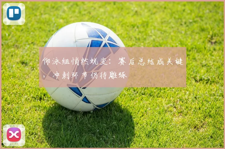 仰泳组悄然蜕变：赛后总结成关键，冲刺环节仍待雕琢
